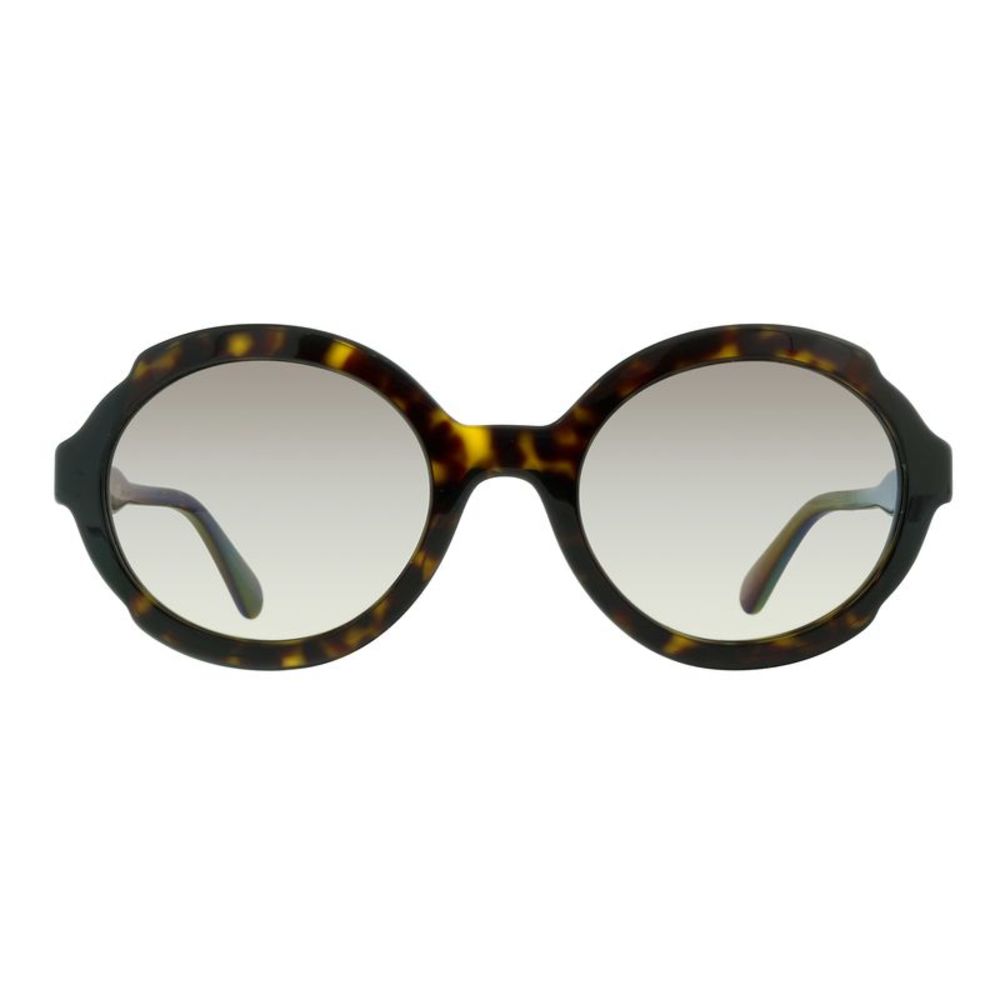 Prada 0PR 17US 3913D0 Heritage Havana  Round Sunglasses - Picture 2 of 5